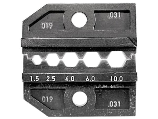 Rennsteig Werkzeuge 624 031 3 0 Krympeindsats Uisolerede kabelsko, Uisolerede forbindelser 1.5 til 10 mm² Passer til mærke Rennsteig Werkzeuge PEW 12