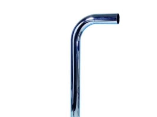 Afløbsrør forkr ø32x220x780mm - vinkel u/roset