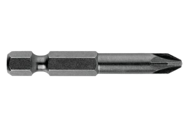 Metabo 628520000, 3 stykker, Pozidriv, PZ 2, 49 mm, 25,4 / 4 mm (1 / 4"), Sekskantet