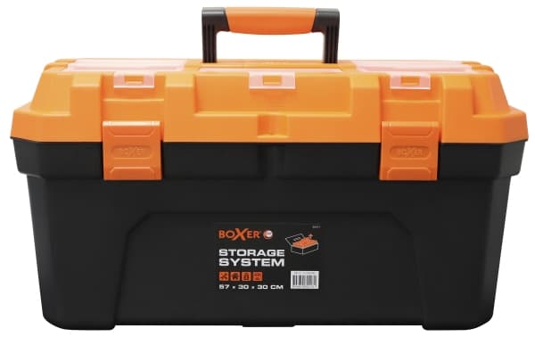 Boxer® Værktøjskasse 22,5" med opbevaring i låg 57,2 × 30 × 29,5 cm