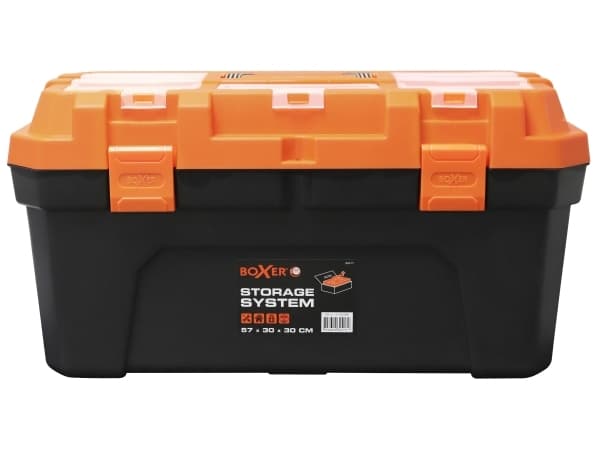 Boxer® Værktøjskasse 22,5" med opbevaring i låg 57,2 × 30 × 29,5 cm