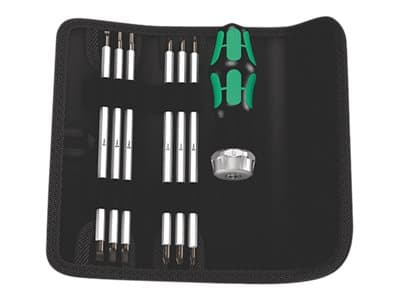 Wera Kraftform Kompakt Vario RA SB - Skralleskrutrekker med bitsett - 7 deler - 175 mm - 6 mm - inn bærepung