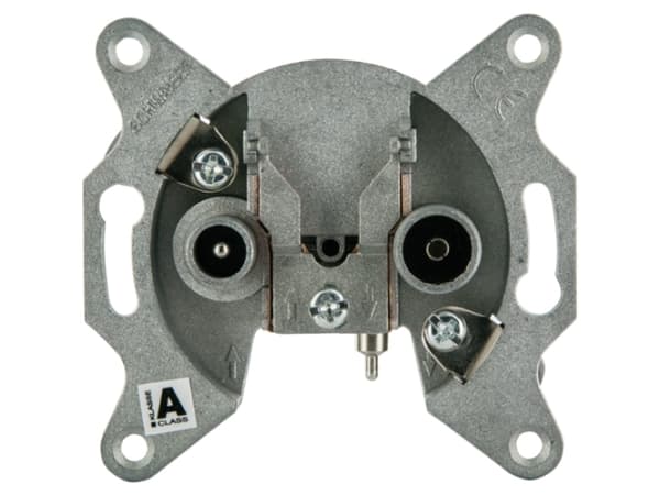Schwaiger DSG 531, TV+radio, 19 dB, Silver, Gjuten aluminium, 70 mm, 66 mm