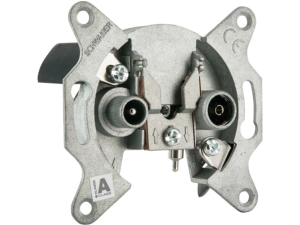 Schwaiger DSG 531, TV+radio, 19 dB, Silver, Gjuten aluminium, 70 mm, 66 mm