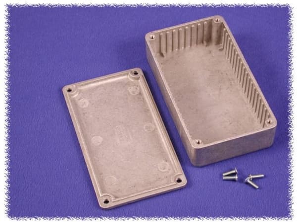 Hammond Electronics 1590UFBK Universal-kaappi 119,5 x 119,5 x 59 Alumiini Musta 1 kpl 1 kpl