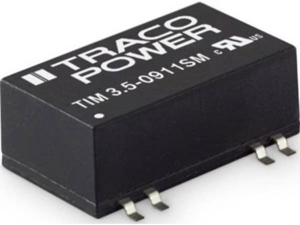 Traco Power TIM 3.5-0922SM, 18,1 mm, 10,5 mm, 24,3 mm, 7 g, 3,5 W, 4.5 - 12 V