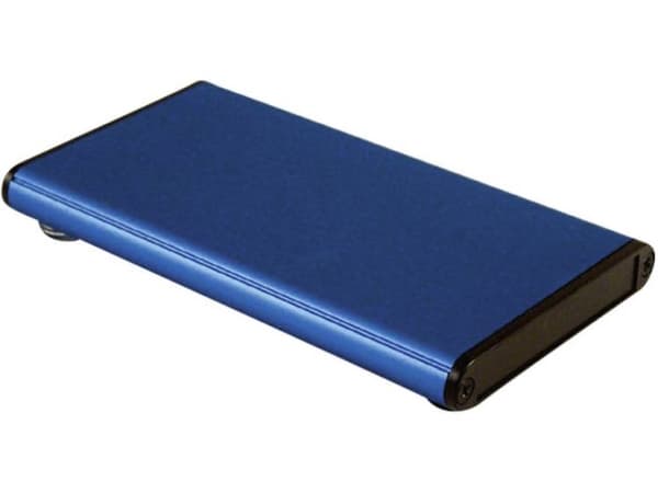 Hammond Electronics 1455A1202BU Universalkabinetti 120 x 70 x 12 Aluminium Blå 1 stk 1 stk