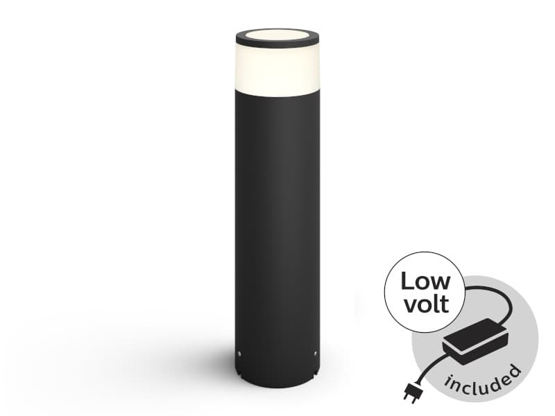 Philips Hue White och Color Ambiance Stor Calla-piedestallampa för utomhusbruk