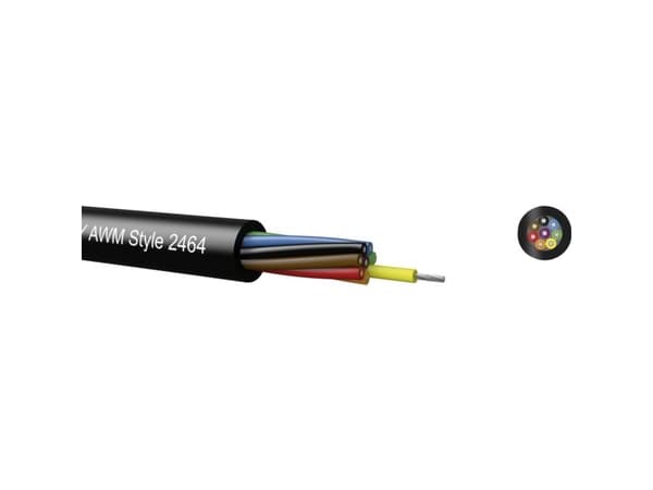 Kabeltronik 098240709 Johdin 1 x 0,22 mm² Musta 250 m