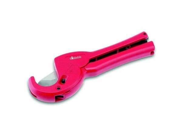 Cimco 120416, Rørsaks, Rustfritt stål, Rød, 3,5 cm, 220 mm, 270 g
