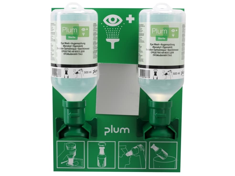 Plum 4694 eye wash station box 2x500ml CDON