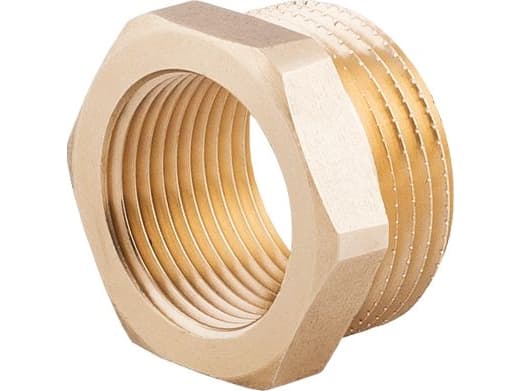 Perfexim Reinforced brass reducer GW - external thread 3/2 x 1 "(07-006-4025-000)