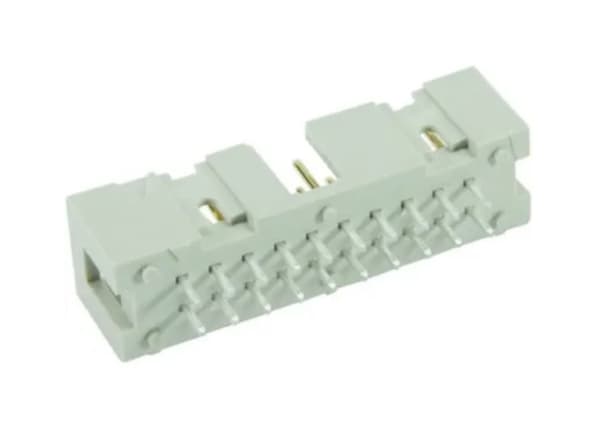 Harting 09 18 514 7324, PCB 14-Pin M, Grå, Termoplastisk harts, Kopparlegering, 20 mO, 1000 V