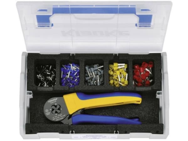 L-BOXX af plast med K3014K og isol. Terminalrør 1,5-10 mm2