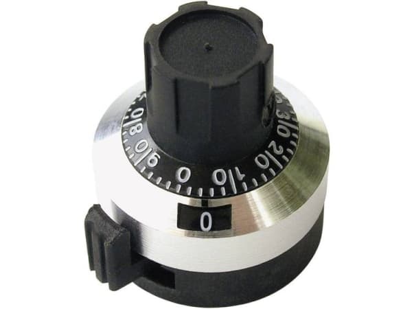 Bourns H-516-6A Justeringsknopp Svart (Ø x H) 22,8 mm x 24,8 mm 1 st