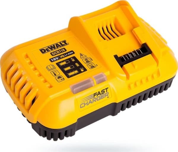 DeWALT DCB118X2-QW, batteriladdare + 2 x 9Ah-batterier