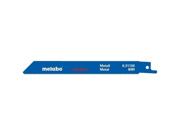 Metabo 631130000, Sabelsagblad, Metall, Bimetall, Blå, Hvit, 1,8 mm, 0,9 mm