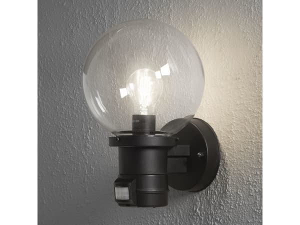 Konstsmide 7321-750, 1 lampor, IP44, Svart Svart