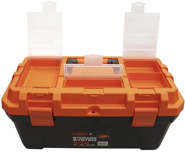 Boxer® Værktøjskasse 20" med opbevaring i låg 50,7 × 25,4 × 25,9 cm