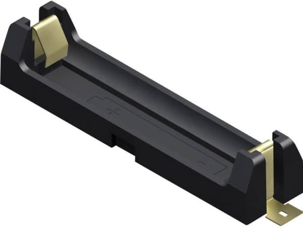 Keystone Electronics 1024 Batteriholder 1 R6 (AA) Surface mounting SMD (L x B x H) 69.5 x 16 x 15 mm