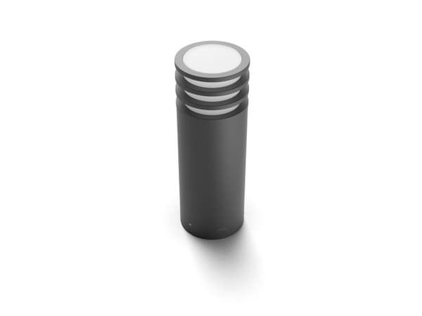 Philips Hue White Lucca - Pidestallampe - LED-lyspære - E27 - 9 W (ekvivalent 60 W) - klasse A+ - varmt hvitt lys - 2700 K - antrasitt