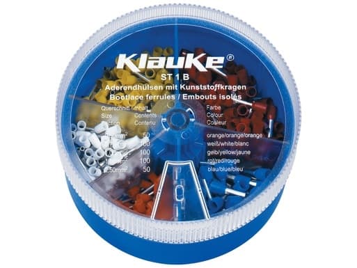 Klauke 171G, Gul, Hankoppling, Rak, 1 mm ², 14,6 mm, 100 styck