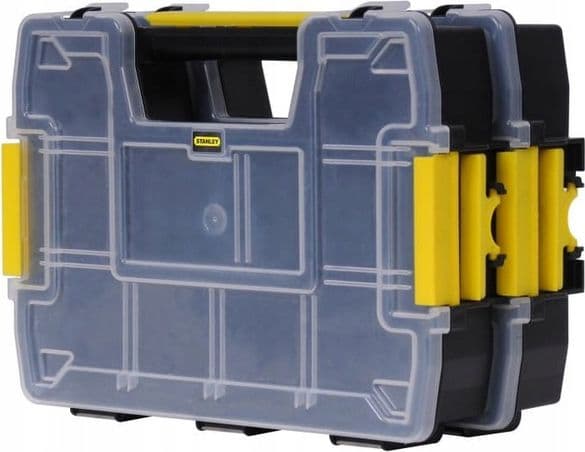 Stanley STST1-71197, Eske for små deler, Plast, Polypropylen, Sort, Hvit, Gult, 3 l, 2,5 kg, 293 mm
