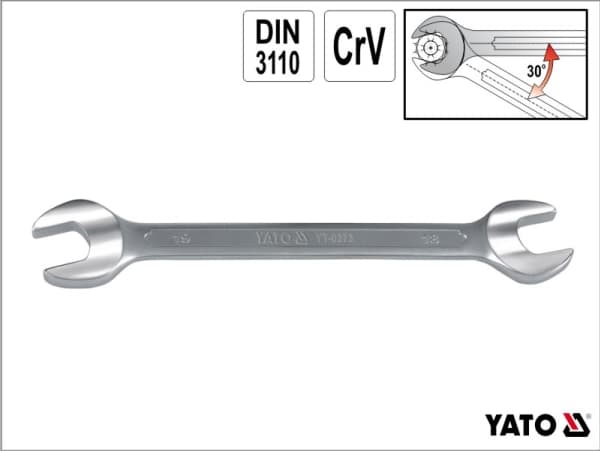 Yato YT-0378, 30,32 mm, Metallic, Krom-vanadium-stål, Krom, 295 mm, 65,1 mm
