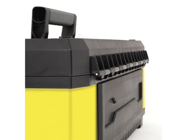 Stanley 1-95-614, Verktygslåda, Metall, Plast, Svart, Gul, 22,5 l, 28 kg, Gångjärn