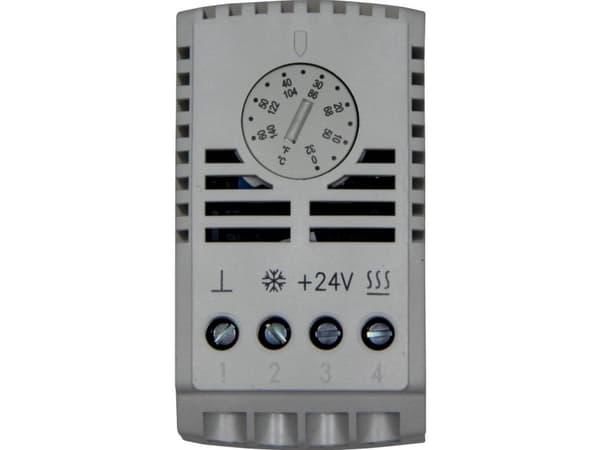Elmeko Växelskåpstermostat TES 60 24 V/DC 1 x växelkontakt (L x B x H) 37 x 64 x 46 mm 1 st