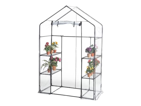 HORTUS Plastdrivhus, stor 143 x 73 x 195 cm (211-201)