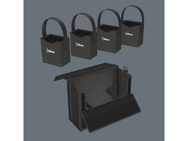 Wera 05004357001, Verktøykasse (hard), Sort, 480 mm, 185 mm, 350 mm, 2,97 kg