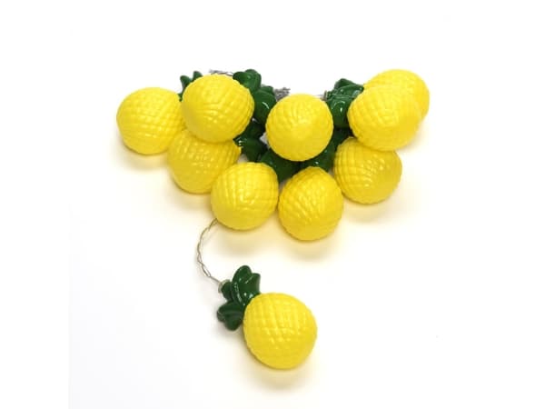 Konstsmide 3126-383, Dekorativ lyslenke, Gul, Plast, IP20, 6 t, Ananas