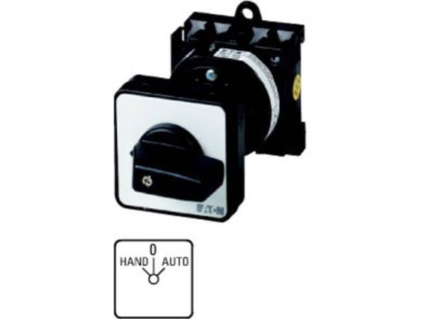 Eaton T0-1-15431/Z strömbrytare Vippströmställare 1P Svart, Vit