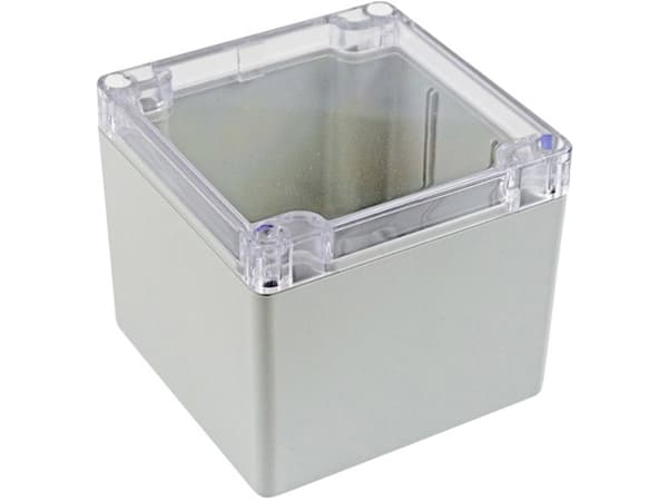 Hammond Electronics 1554 PC CL Universalkabinet Polykarbonat Grå 1 stk Hammond Electronics 1554 PC CL Universalkabinet Polykarbonat Grå 1 stk