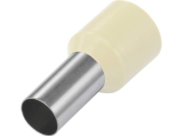 TRU COMPONENTS 1091274 Kaapelit 10 mm² Delvist isoleret Elfenben 100 stk