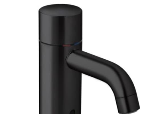 Damixa Silhouet Touchless - Mat sort. HV-armatur Small. Berøringsfrit til privat