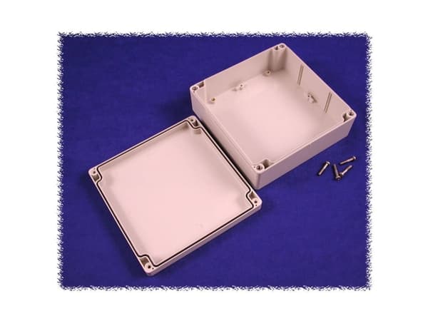 Hammond Electronics 1554R2GY Universalkabinet 160 x 160 x 60 Polykarbonat Grå 1 stk
