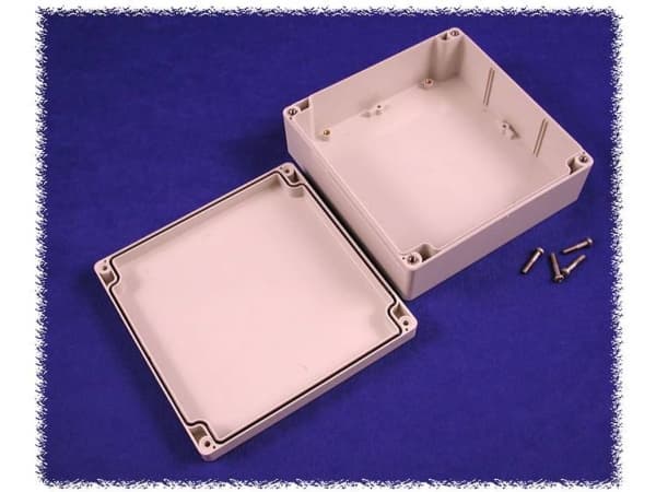 Hammond Electronics 1554R2GY Universalkabinet 160 x 160 x 60 Polykarbonat Grå 1 stk