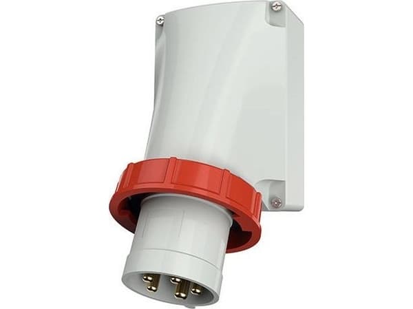 MENNEKES 361, Rak, 400 V, Röd, Vit, IP67, 1 styck