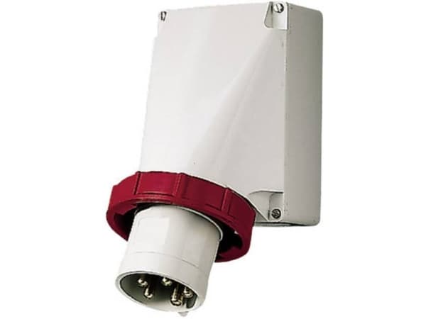 MENNEKES 361, Rak, 400 V, Röd, Vit, IP67, 1 styck