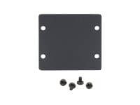Kramer W-2BLANK - Tom frontplatta - svart - 2-gang