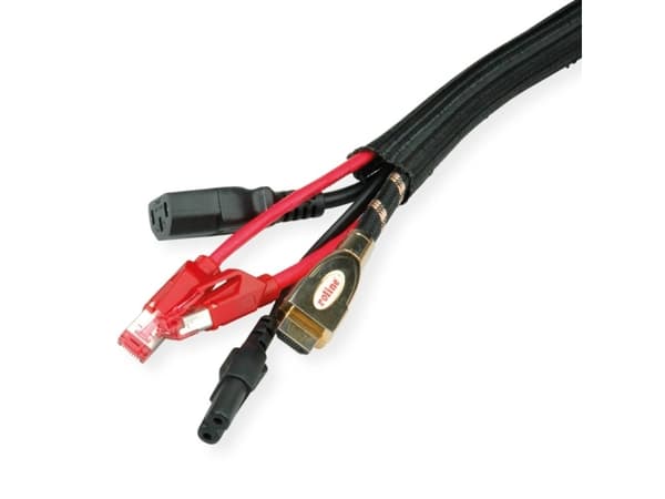 ROLINE 19.08.3160, Sort, PVC, 2,5 cm, 2500 mm