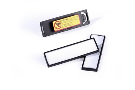 DURABLE CLIP-CARD - Navneskilt - for 17 x 67 mm - magnet - svart (en pakke 25)