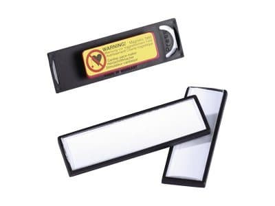 DURABLE CLIP-CARD - Navneskilt - for 17 x 67 mm - magnet - svart (en pakke 25)