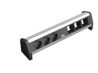 Bachmann 902.002, Musta, Hopea, 3 AC-pistorasia(a), 230 V, 16 A
