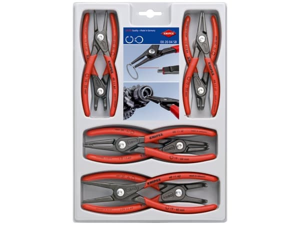 Knipex 00 20 04 SB, Tangsett, Rød, 1,27 kg