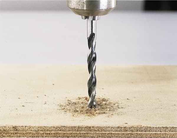 wolfcraft GmbH 4006885760301, Drill, Spiralborekrone, Høyrehåndsrotasjon, 3 mm, 61 mm, Sponplate, Kryssfiner, Mykt tre