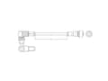 Pikkukuva 4 / 4: TE Connectivity 1-2273120-4, 1,5 m, M12, M12, Hanstik/Hunstik, Sort, Polyvinyylikloridi (PVC)