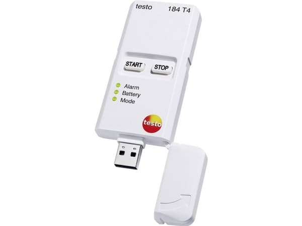 testo 0572 1844 184 T4 Temperatur-datalogger Mål Temperatur -80 til +70 °C